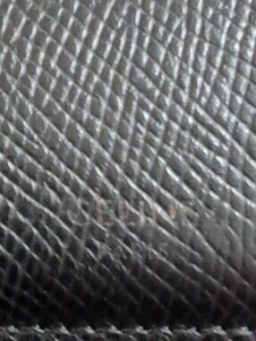 Celine Black Pebbled Leather Surface